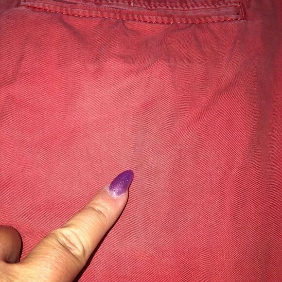 Vintage American Eagle Coral Prep Length Cargo Shorts Size 33 - Picture 10 of 13